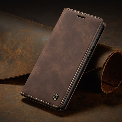 Handytasche Stand Schutzhülle Flip Leder Hülle C02S für Xiaomi Redmi Note 11 SE India 4G Braun