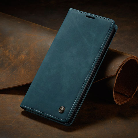 Handytasche Stand Schutzhülle Flip Leder Hülle C02S für Xiaomi Redmi Note 9S Blau