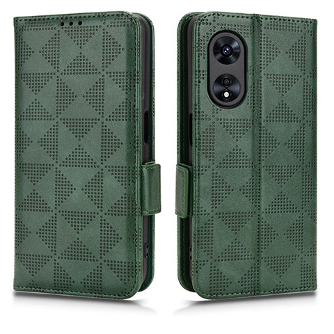 Handytasche Stand Schutzhülle Flip Leder Hülle C02X für Huawei Honor X5 Plus Grün