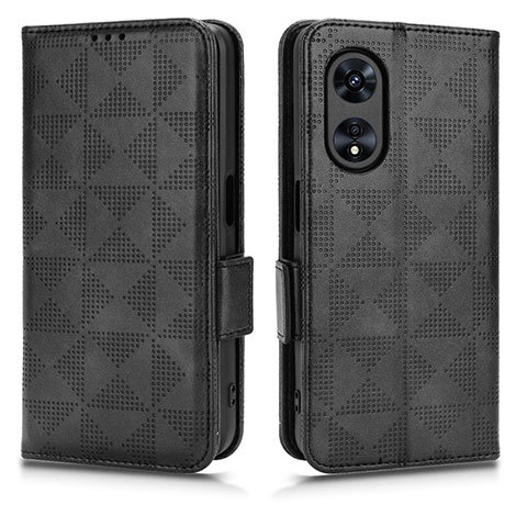 Handytasche Stand Schutzhülle Flip Leder Hülle C02X für Huawei Honor X5 Plus Schwarz