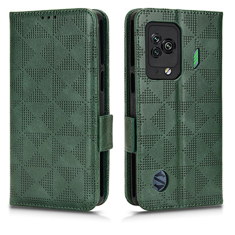 Handytasche Stand Schutzhülle Flip Leder Hülle C02X für Xiaomi Black Shark 5 5G Grün