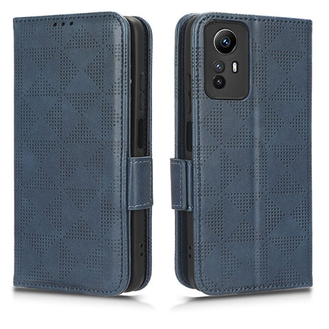 Handytasche Stand Schutzhülle Flip Leder Hülle C02X für Xiaomi Redmi Note 12S Blau