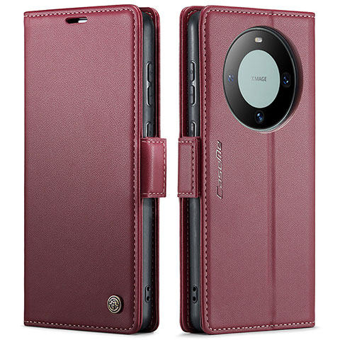 Handytasche Stand Schutzhülle Flip Leder Hülle C03S für Huawei Mate 60 Pro Rot