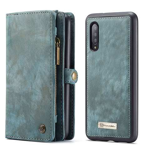 Handytasche Stand Schutzhülle Flip Leder Hülle C03S für Samsung Galaxy A70S Blau