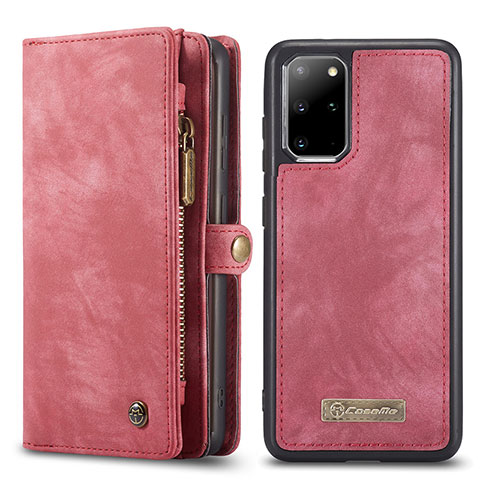 Handytasche Stand Schutzhülle Flip Leder Hülle C03S für Samsung Galaxy S20 Plus 5G Rot