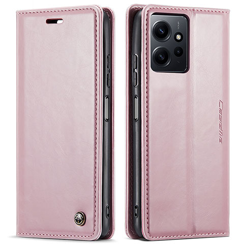 Handytasche Stand Schutzhülle Flip Leder Hülle C03S für Xiaomi Redmi Note 12 4G Rosa