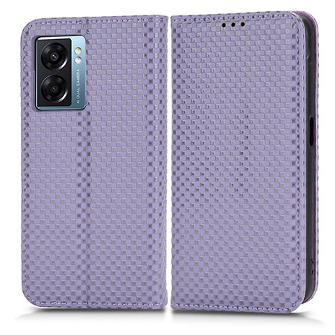 Handytasche Stand Schutzhülle Flip Leder Hülle C03X für Realme Narzo 50 5G Violett