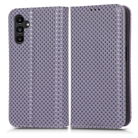 Handytasche Stand Schutzhülle Flip Leder Hülle C03X für Samsung Galaxy A04s Violett