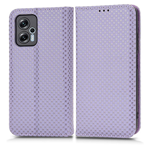 Handytasche Stand Schutzhülle Flip Leder Hülle C03X für Xiaomi Poco X4 GT 5G Violett