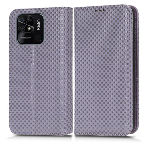 Handytasche Stand Schutzhülle Flip Leder Hülle C03X für Xiaomi Redmi 10C 4G Violett