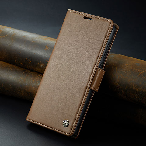 Handytasche Stand Schutzhülle Flip Leder Hülle C04S für Huawei Mate 60 Pro Braun