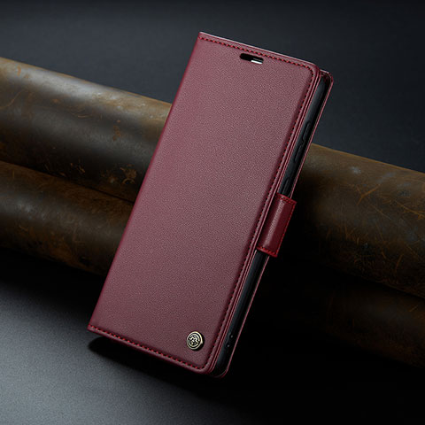 Handytasche Stand Schutzhülle Flip Leder Hülle C04S für Xiaomi Mi 13T Pro 5G Rot