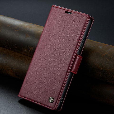 Handytasche Stand Schutzhülle Flip Leder Hülle C04S für Xiaomi Redmi 12 5G Rot