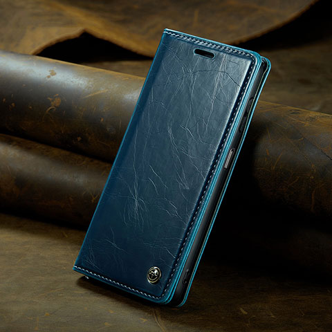 Handytasche Stand Schutzhülle Flip Leder Hülle C04S für Xiaomi Redmi Note 12 4G Blau