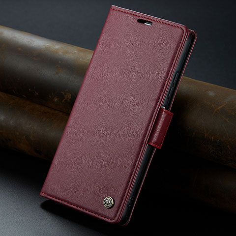 Handytasche Stand Schutzhülle Flip Leder Hülle C04S für Xiaomi Redmi Note 13 5G Rot