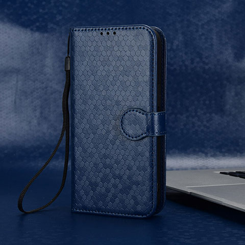 Handytasche Stand Schutzhülle Flip Leder Hülle C04X für Huawei Honor X6 Blau