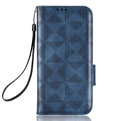 Handytasche Stand Schutzhülle Flip Leder Hülle C05X für Samsung Galaxy Z Fold5 5G Blau