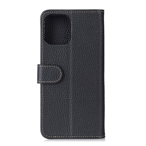 Handytasche Stand Schutzhülle Flip Leder Hülle C06 für Xiaomi Mi 11 Lite 4G Schwarz