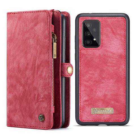 Handytasche Stand Schutzhülle Flip Leder Hülle C06S für Samsung Galaxy A33 5G Rot