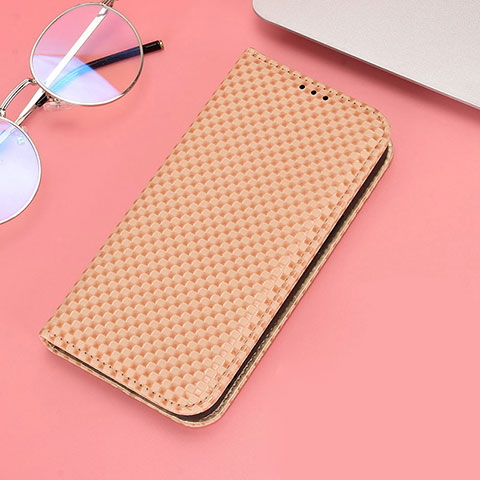 Handytasche Stand Schutzhülle Flip Leder Hülle C06X für Huawei Honor X7 Gold