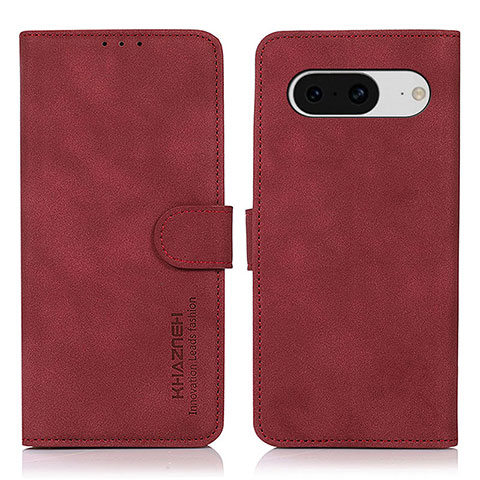 Handytasche Stand Schutzhülle Flip Leder Hülle D01Y für Google Pixel 8 5G Rot