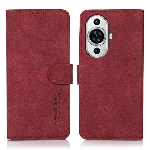 Handytasche Stand Schutzhülle Flip Leder Hülle D01Y für Huawei Nova 11 Pro Rot