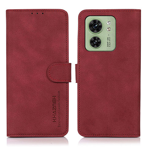 Handytasche Stand Schutzhülle Flip Leder Hülle D01Y für Motorola Moto Edge (2023) 5G Rot