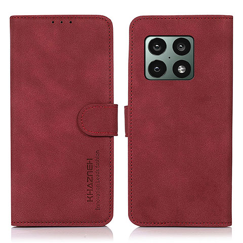 Handytasche Stand Schutzhülle Flip Leder Hülle D01Y für OnePlus 10 Pro 5G Rot