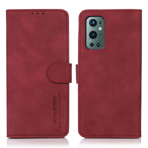 Handytasche Stand Schutzhülle Flip Leder Hülle D01Y für OnePlus 9 Pro 5G Rot