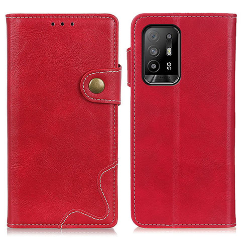 Handytasche Stand Schutzhülle Flip Leder Hülle D01Y für Oppo A94 5G Rot