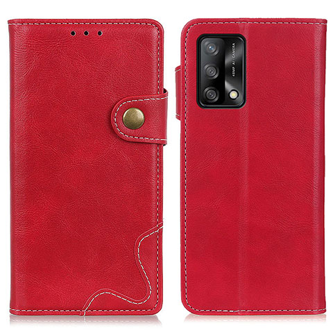 Handytasche Stand Schutzhülle Flip Leder Hülle D01Y für Oppo A95 4G Rot