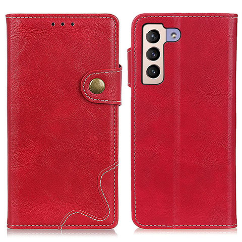 Handytasche Stand Schutzhülle Flip Leder Hülle D01Y für Samsung Galaxy S21 Plus 5G Rot