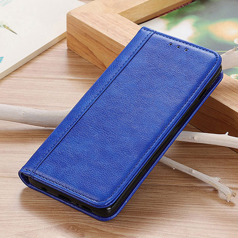 Handytasche Stand Schutzhülle Flip Leder Hülle D02Y für Motorola Moto G10 Blau