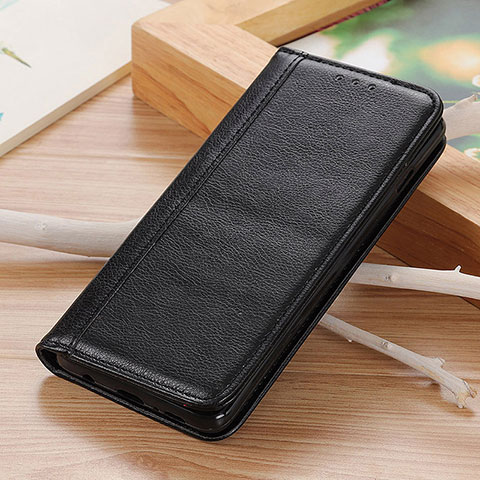 Handytasche Stand Schutzhülle Flip Leder Hülle D02Y für Motorola Moto G30 Schwarz