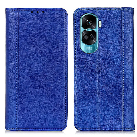 Handytasche Stand Schutzhülle Flip Leder Hülle D03Y für Huawei Honor 90 Lite 5G Blau