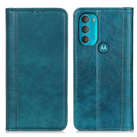 Handytasche Stand Schutzhülle Flip Leder Hülle D03Y für Motorola Moto G71 5G Grün