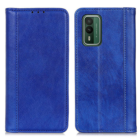 Handytasche Stand Schutzhülle Flip Leder Hülle D03Y für Nokia XR21 Blau