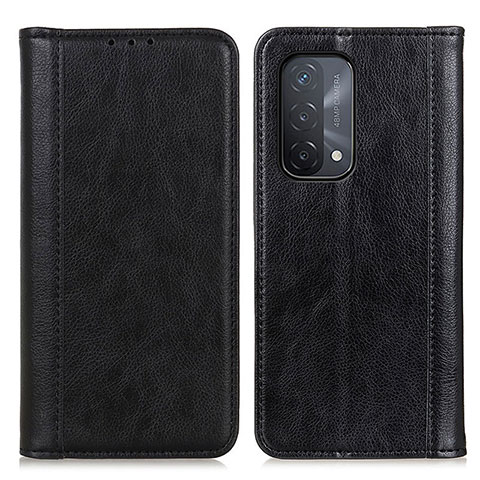 Handytasche Stand Schutzhülle Flip Leder Hülle D03Y für Oppo A54 5G Schwarz