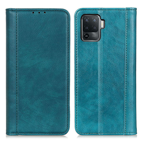 Handytasche Stand Schutzhülle Flip Leder Hülle D03Y für Oppo F19 Pro Grün