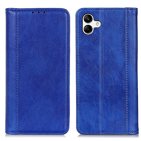 Handytasche Stand Schutzhülle Flip Leder Hülle D03Y für Samsung Galaxy A05 Blau