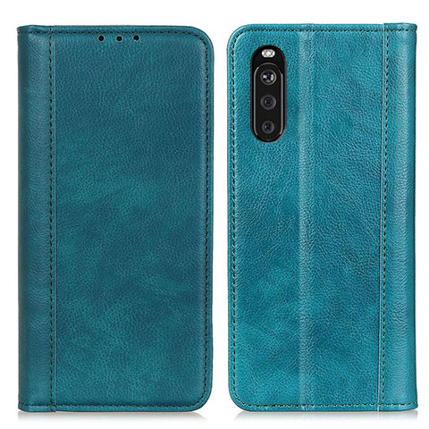 Handytasche Stand Schutzhülle Flip Leder Hülle D03Y für Sony Xperia 10 III SOG04 Grün