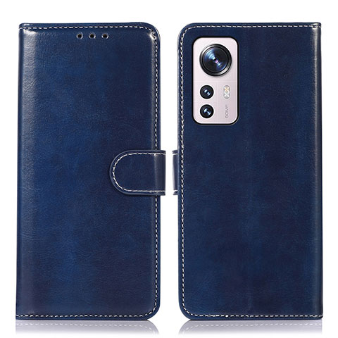 Handytasche Stand Schutzhülle Flip Leder Hülle D03Y für Xiaomi Mi 12 5G Blau