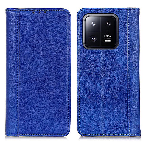 Handytasche Stand Schutzhülle Flip Leder Hülle D03Y für Xiaomi Mi 13 Pro 5G Blau