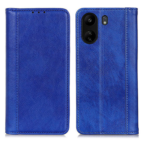 Handytasche Stand Schutzhülle Flip Leder Hülle D03Y für Xiaomi Redmi 13C Blau