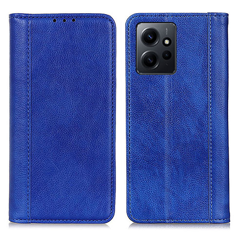 Handytasche Stand Schutzhülle Flip Leder Hülle D03Y für Xiaomi Redmi Note 12 4G Blau