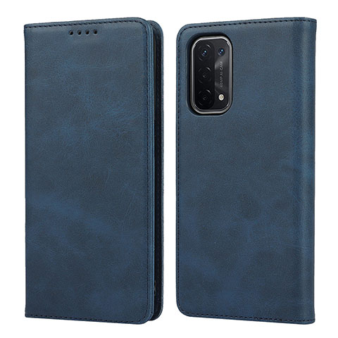 Handytasche Stand Schutzhülle Flip Leder Hülle D04T für OnePlus Nord N200 5G Blau