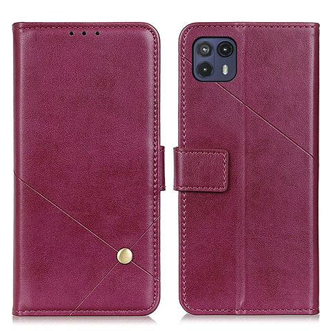 Handytasche Stand Schutzhülle Flip Leder Hülle D04Y für Motorola Moto G50 5G Violett