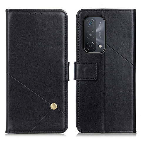 Handytasche Stand Schutzhülle Flip Leder Hülle D04Y für Oppo A93 5G Schwarz