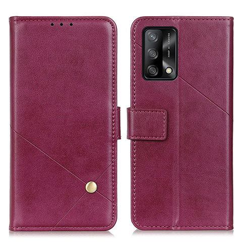 Handytasche Stand Schutzhülle Flip Leder Hülle D04Y für Oppo F19 Violett