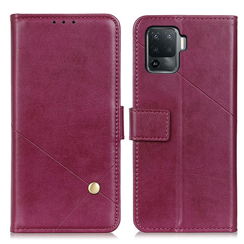 Handytasche Stand Schutzhülle Flip Leder Hülle D04Y für Oppo Reno5 F Violett